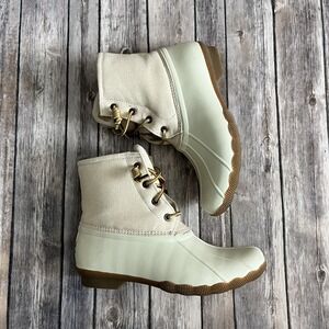 Sperry Saltwater Duck Boot Women US 7.5 EU 38 Top Sider Rubber Waterproof Rain